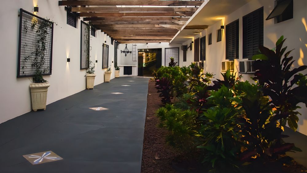 Jardim do Hotel em Andradina